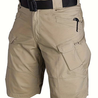 Mens Ultimate Adventure Cargo Shorts - Durable, Waterproof, Multi-Pocket Design for Hiking & Outdoor Exploration - Larger Sizes Available