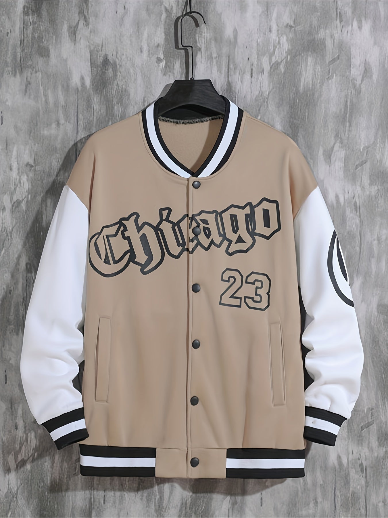 Fall Mens Outfits Spring And Autumn Street Men's Fashion Trend Loose Casual Baseball Uniform Jacket, Suitable For Outdoor And Dating