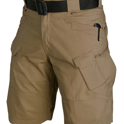 Mens Ultimate Adventure Cargo Shorts - Durable, Waterproof, Multi-Pocket Design for Hiking & Outdoor Exploration - Larger Sizes Available