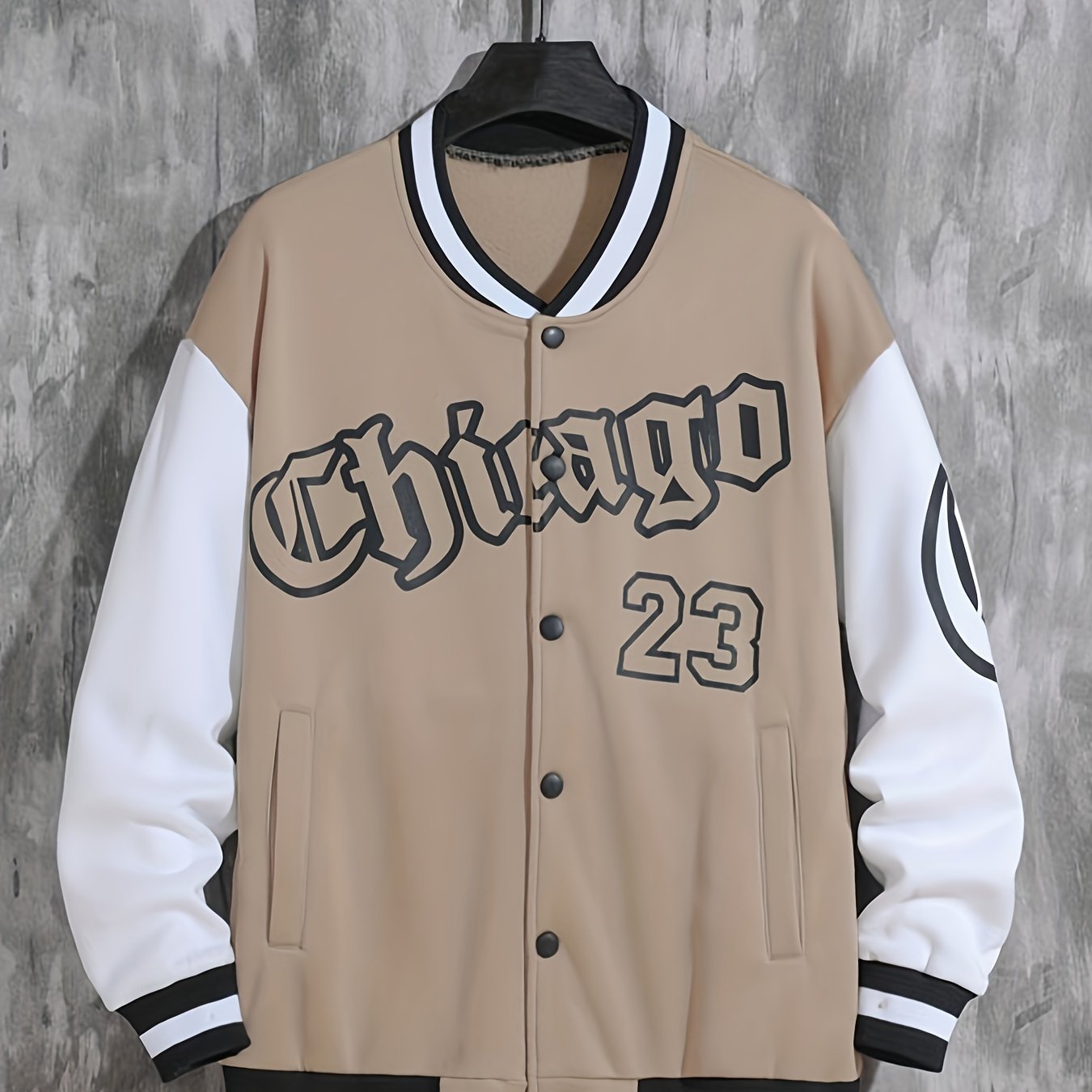 Fall Mens Outfits Spring And Autumn Street Men's Fashion Trend Loose Casual Baseball Uniform Jacket, Suitable For Outdoor And Dating