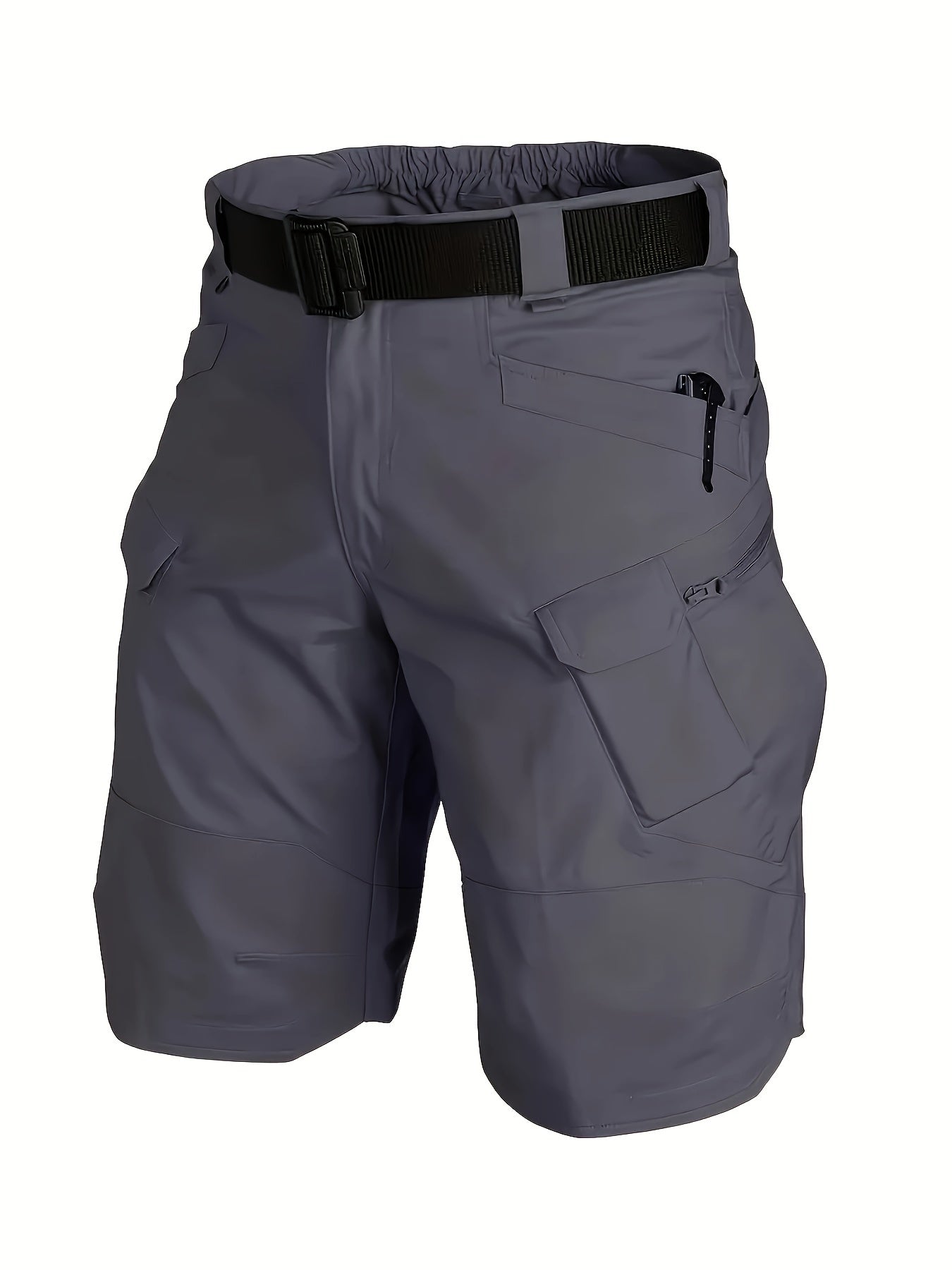 Mens Ultimate Adventure Cargo Shorts - Durable, Waterproof, Multi-Pocket Design for Hiking & Outdoor Exploration - Larger Sizes Available