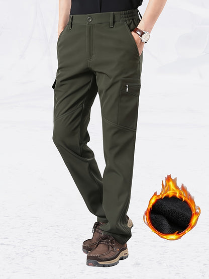 Mens Lightweight Summer Trousers - Ventilated & Breathable with Practical Multi-Pocket Design - Perfect for Outdoor Leisure, Travel, and Everyday Style