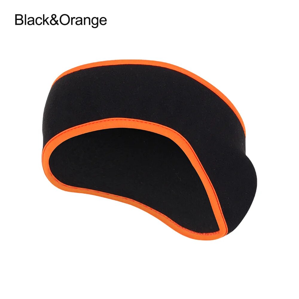 jiaabc Fleece Fabric Ear Warmer Headband Winter Sweatband Running Headband Ear Warmer Men Women Outdoor Skiing Sports Headscarf