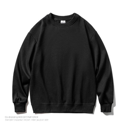 jiaabc Autumn Winter Fleece Men Oversized Sweatshirts Korean Man Basic Pullovers Harajuku Male Casual Baggy Hoodies