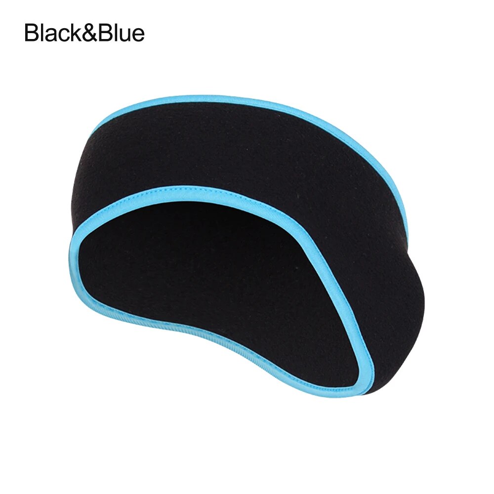 jiaabc Fleece Fabric Ear Warmer Headband Winter Sweatband Running Headband Ear Warmer Men Women Outdoor Skiing Sports Headscarf