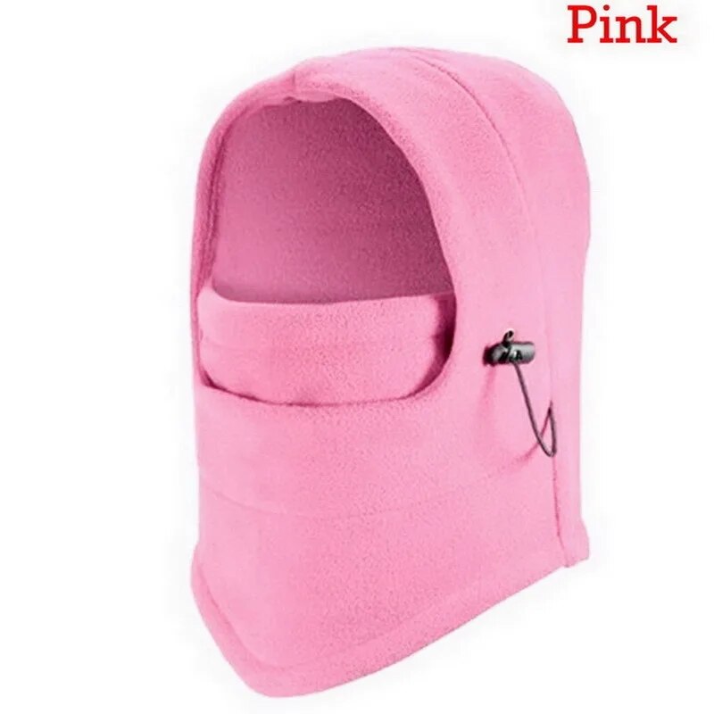 jiaabc New Fashion Warm Cap Winter Men Women Hats Waterproof Thermal Fleece Balaclava Hat Hooded Neck Warmer Hiking Scarves Hats