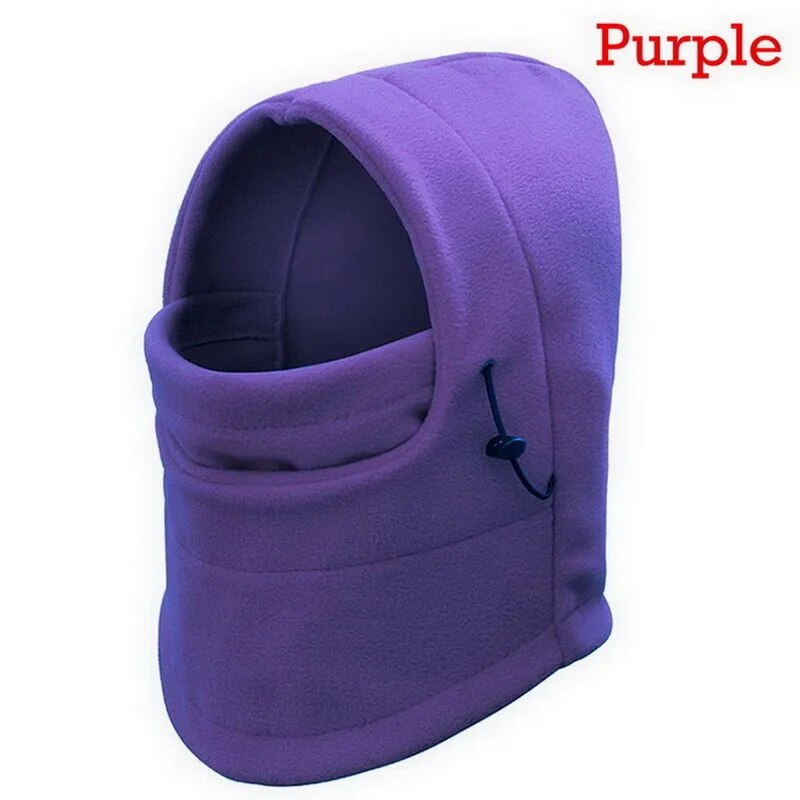 jiaabc New Fashion Warm Cap Winter Men Women Hats Waterproof Thermal Fleece Balaclava Hat Hooded Neck Warmer Hiking Scarves Hats