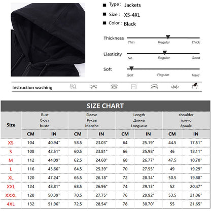 jiaabc Zip Up Hoodies Autumn Hooded Sweatshirts Men's Hoodie Cardigan Solid Color Classic Jacket Men Coat Men Clothing