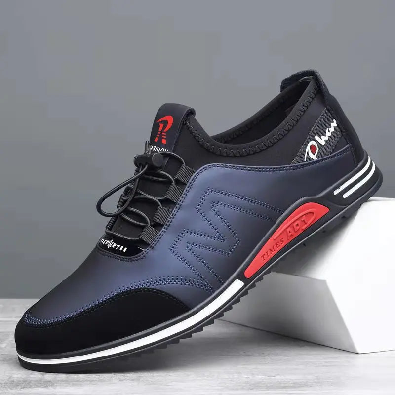 jiaabc 2024 New Men's Casual Sports Shoes Slip on Breathable Men's Shoes Men's Outdoor Non-slip Wear-resistant Running Shoes Men Shoes