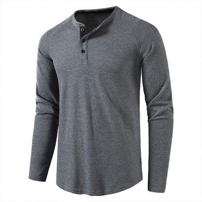 New Long Sleeve T Shirt for Men Solid Spring Summer Casual Mens T-shirt Breathable Male Tops Fashion Clothes Men's T-shirts