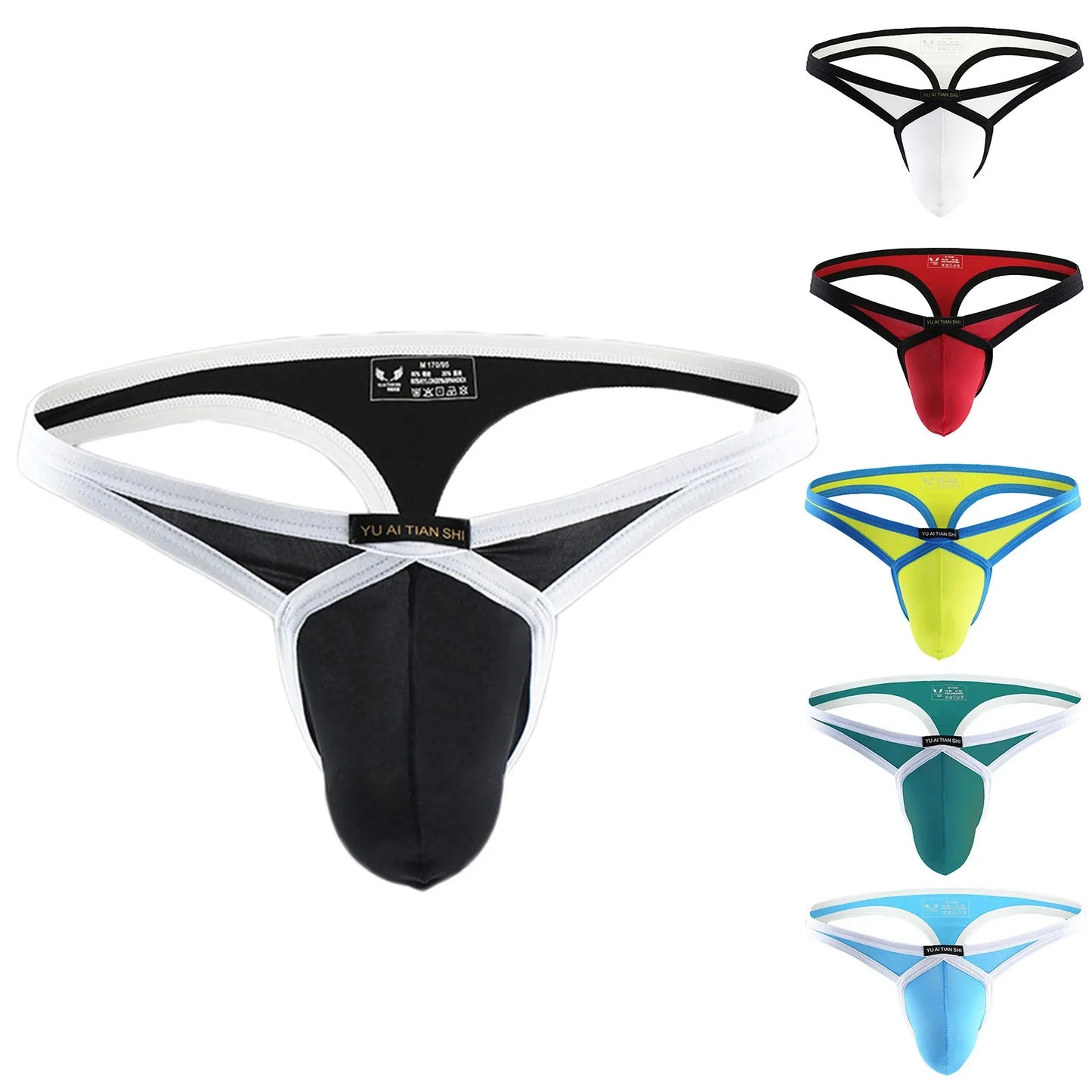 Mp Underwear Mens Underwear Trendy Men Breathable Nylon Low Waist Solid Color Sexy Briefs Men Mens Bikini Underwear