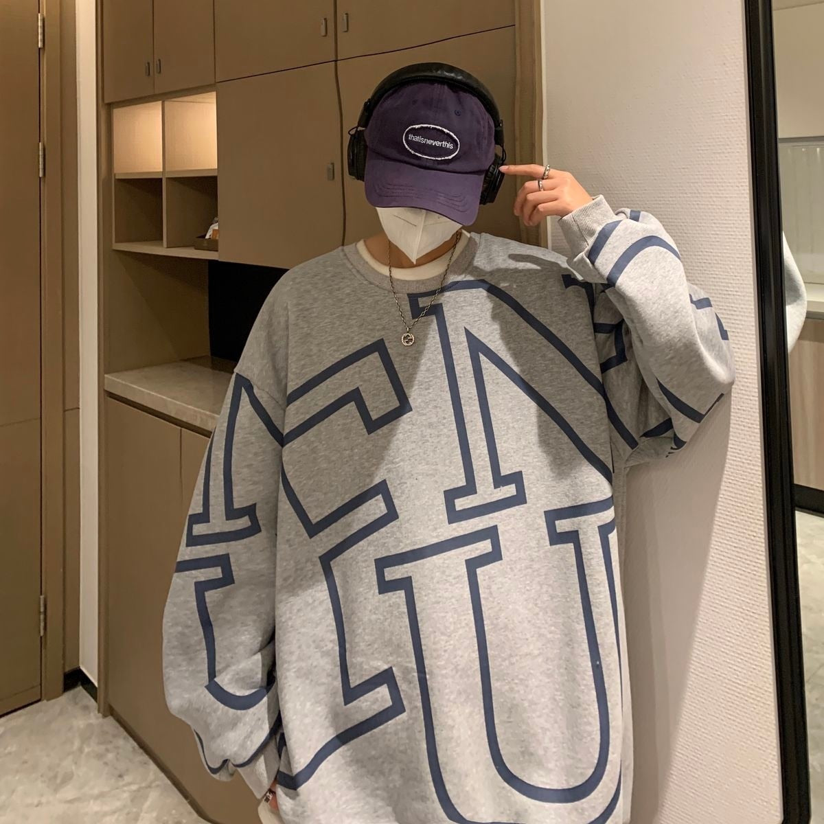 Letter Fashion Brand Men's Sweatshirts Couple Clothing Harajuku Autumn Hoodies Casual Hip Hop Pullovers New