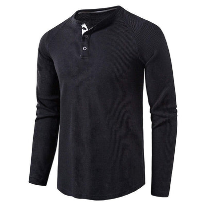 New Long Sleeve T Shirt for Men Solid Spring Summer Casual Mens T-shirt Breathable Male Tops Fashion Clothes Men's T-shirts