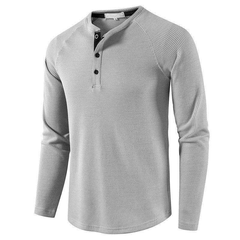 New Long Sleeve T Shirt for Men Solid Spring Summer Casual Mens T-shirt Breathable Male Tops Fashion Clothes Men's T-shirts