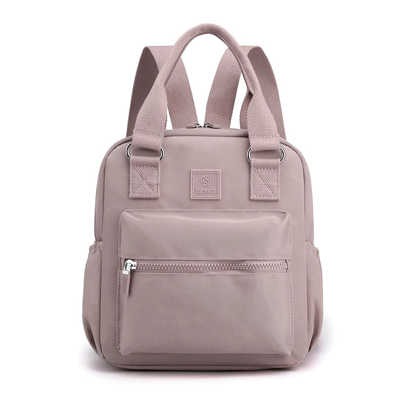 Fashion Women Small Travel Backpack Pretty Style Girls Shopping Backpack High Quality Durable Soft Fabric Daypack Backpack