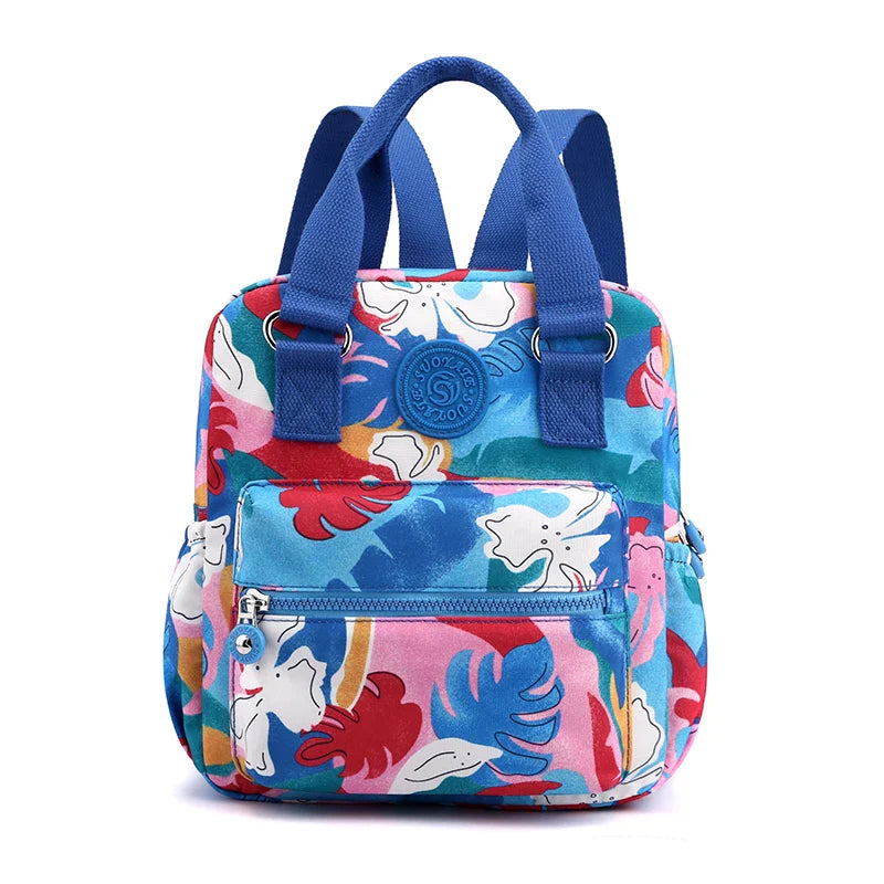 Fashion Women Small Travel Backpack Pretty Style Girls Shopping Backpack High Quality Durable Soft Fabric Daypack Backpack