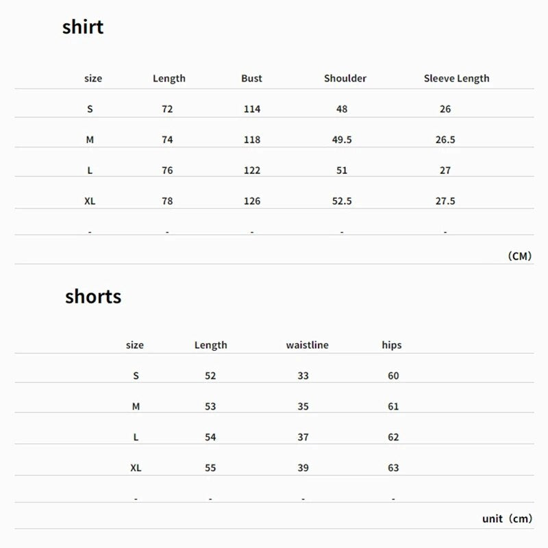 jiaabc Chinese Style Short Sleeve Hawaiian Shirts Summer Men's and Women's Two Pieces Beach Sets Oversized Casual Hip Hop Tracksuits