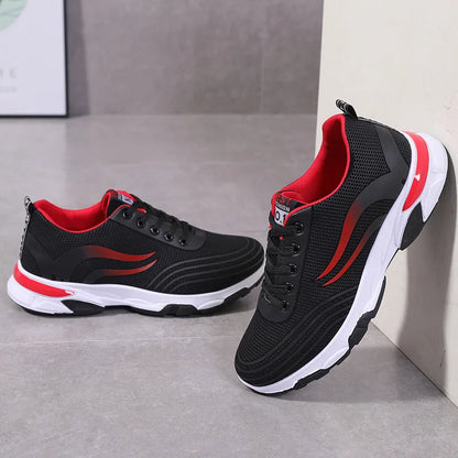 jiaabc Casual Male Sneakers Outdoor Running Shoes for Men Non-slip Sport  Training Male Shoes Breathable Trainers Lace Up Walking Shoes