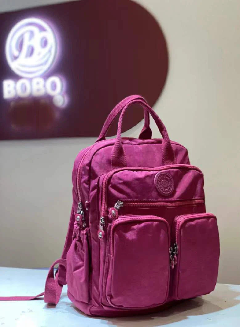 Fashion Woman Backpack Waterproof Nylon Soft Handle Solid Multi-pocket Travel Zipper Feminina School Bags Laptop Backpack