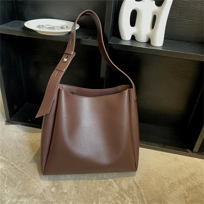 jiaabc 2 Sets Casual Totes Bag PU Leather Shoulder Bags for Women Fashion Female Travel Bag Designer Luxury Lady Underarm Bag Brand New