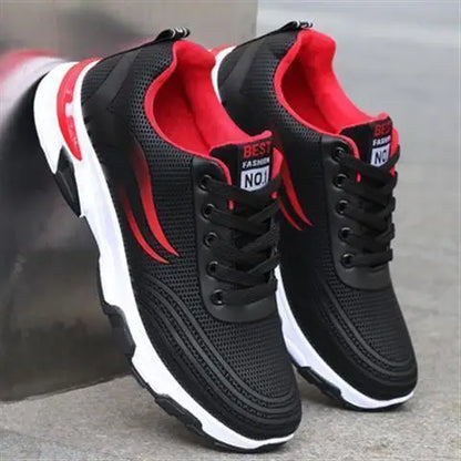 jiaabc Casual Male Sneakers Outdoor Running Shoes for Men Non-slip Sport  Training Male Shoes Breathable Trainers Lace Up Walking Shoes