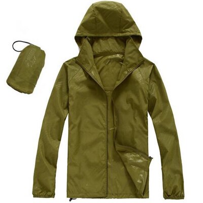 jiaabc  Men's Brand Quick Dry Skin Coat Sunscreen Waterproof UV Women thin Army Outwear Ultra-Light Windbreake Jacket  3XL