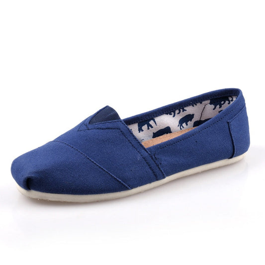 jiaabc Summer Classic Blue Canvas Loafers Men Women Low Comfortable Flat Shoes Men Slip-on Casual Shoes Men Espadrilles Zapatos Hombre