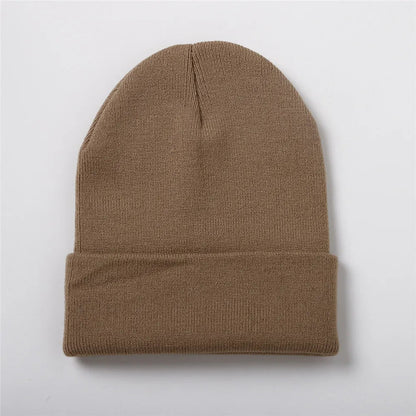 jiaabc 20 Colors New Korean Wool Acrylic Knitted Caps Women Men Skullcap Autumn Winter Elastic Skullies Beanies Cap Wholesale