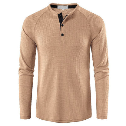 New Long Sleeve T Shirt for Men Solid Spring Summer Casual Mens T-shirt Breathable Male Tops Fashion Clothes Men's T-shirts