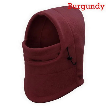 jiaabc New Fashion Warm Cap Winter Men Women Hats Waterproof Thermal Fleece Balaclava Hat Hooded Neck Warmer Hiking Scarves Hats