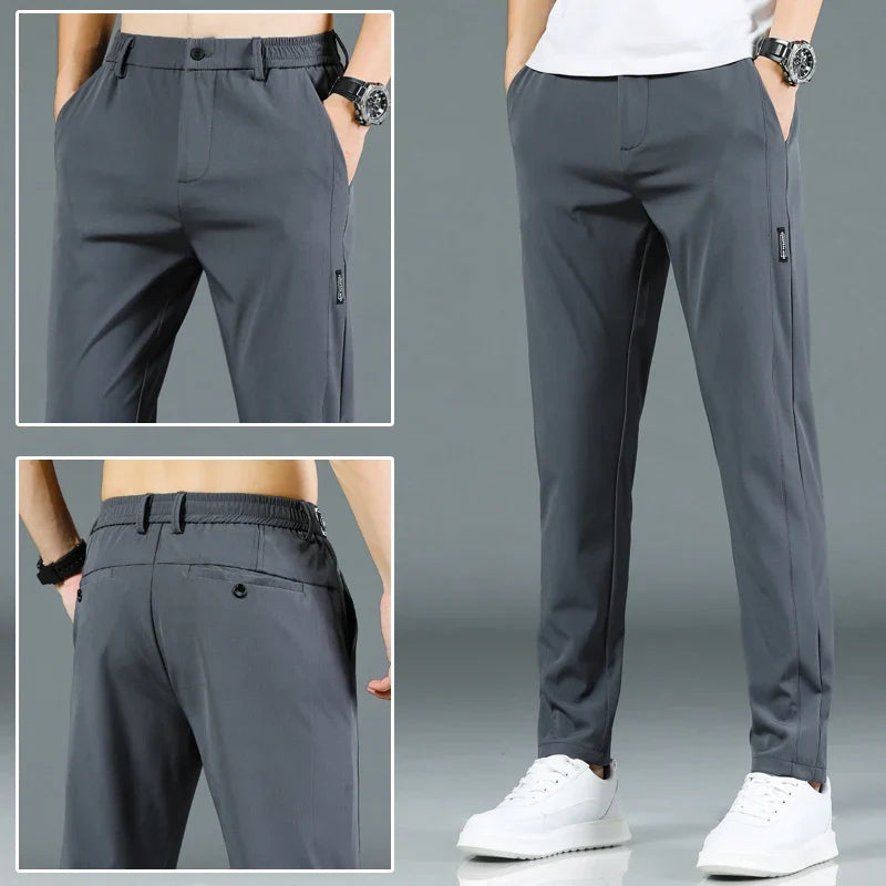 jiaabc Spring and Autumn Men's Golf Pants High Quality Elasticity Fashion Casual Breathable Trousers