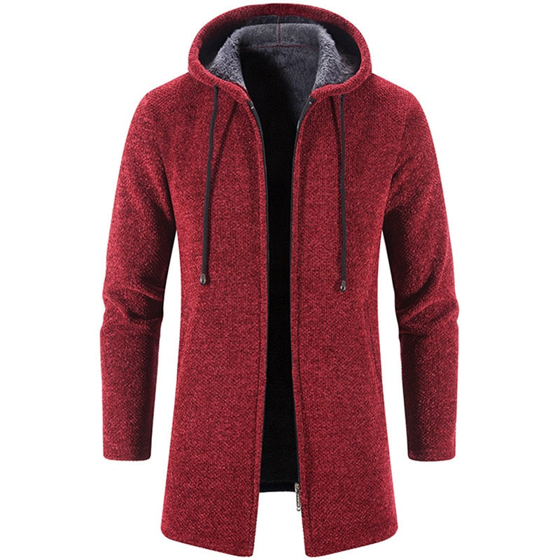 Autumn And Winter Cashmere Men's Cardigan Chenille Outer Sweater Sweater Sweater Coat Windbreaker