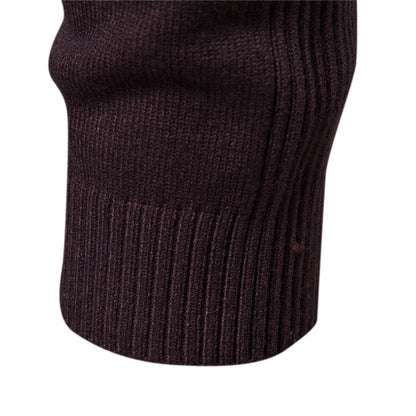 New Winter Turtleneck Thick Mens Sweaters Casual Turtle Neck Solid Color Quality Warm Slim Turtleneck Sweaters Pullover Men