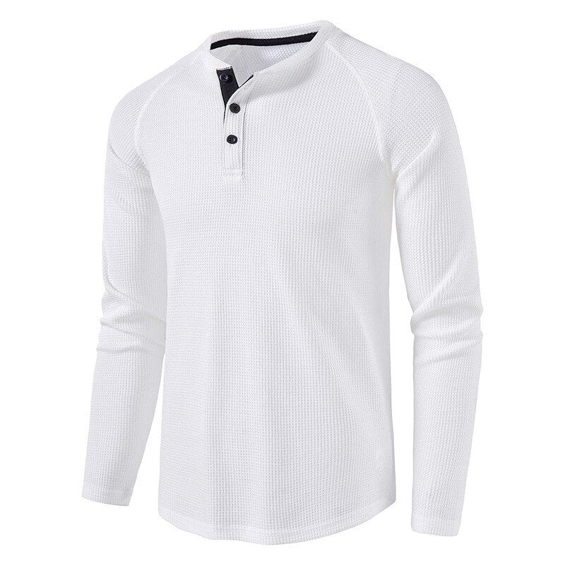 New Long Sleeve T Shirt for Men Solid Spring Summer Casual Mens T-shirt Breathable Male Tops Fashion Clothes Men's T-shirts