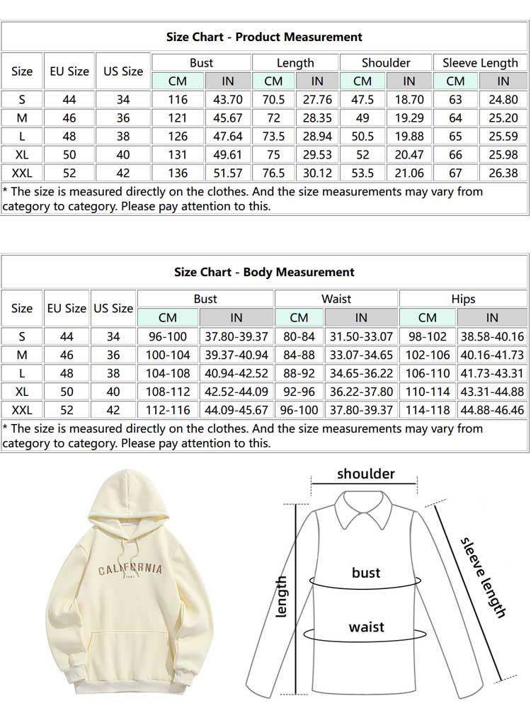 jiaabc Hoodie for Men Fleece Lining Sweatshirt California Embroidery Essential Hooded Pullover Fall Winter Streetwear Warm Sweats