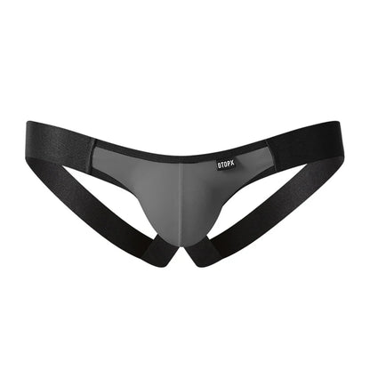 Sexy Underwear For Men Thongs Jockstrap Supporter Low-Rise Open Crotch Bulge Pouch Panties Thong Underpants Pump Man