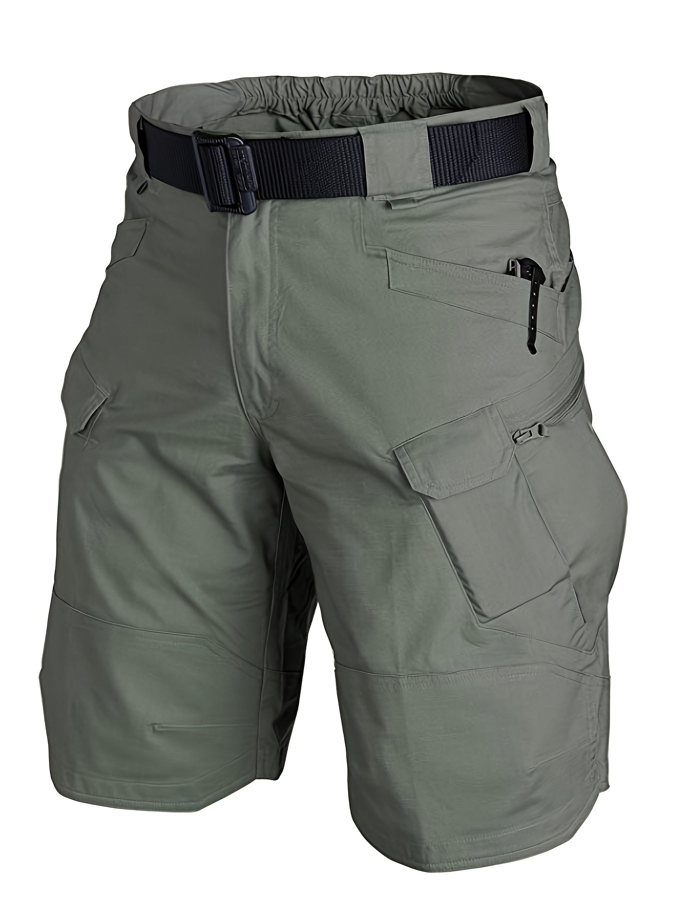 Mens Ultimate Adventure Cargo Shorts - Durable, Waterproof, Multi-Pocket Design for Hiking & Outdoor Exploration - Larger Sizes Available