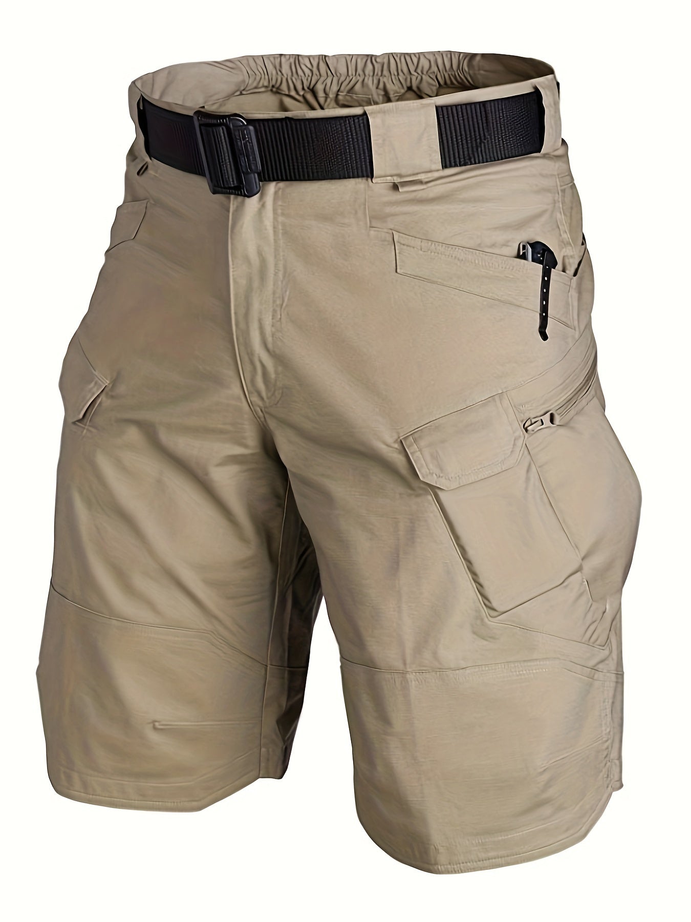 Mens Ultimate Adventure Cargo Shorts - Durable, Waterproof, Multi-Pocket Design for Hiking & Outdoor Exploration - Larger Sizes Available