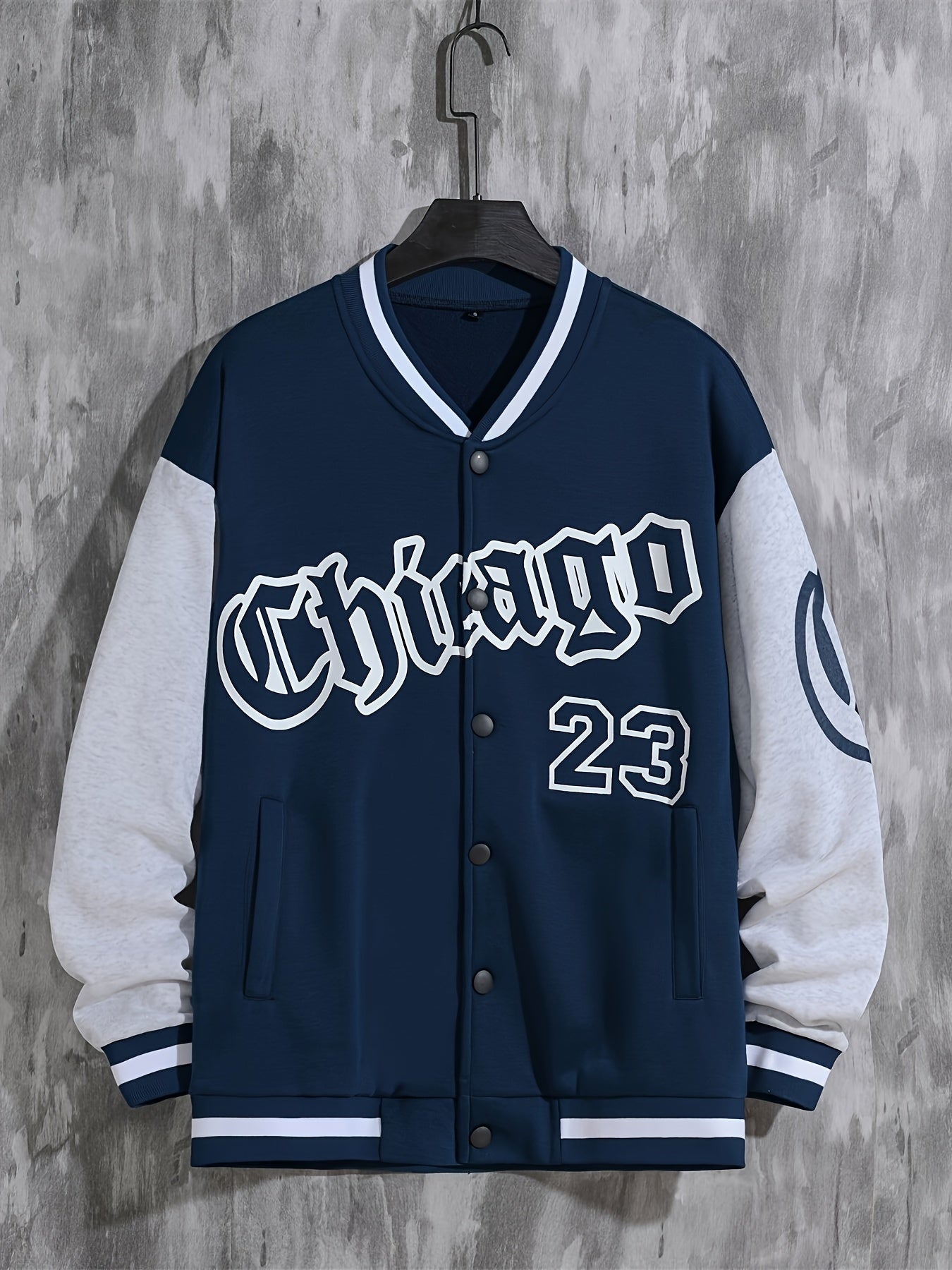 Fall Mens Outfits Spring And Autumn Street Men's Fashion Trend Loose Casual Baseball Uniform Jacket, Suitable For Outdoor And Dating