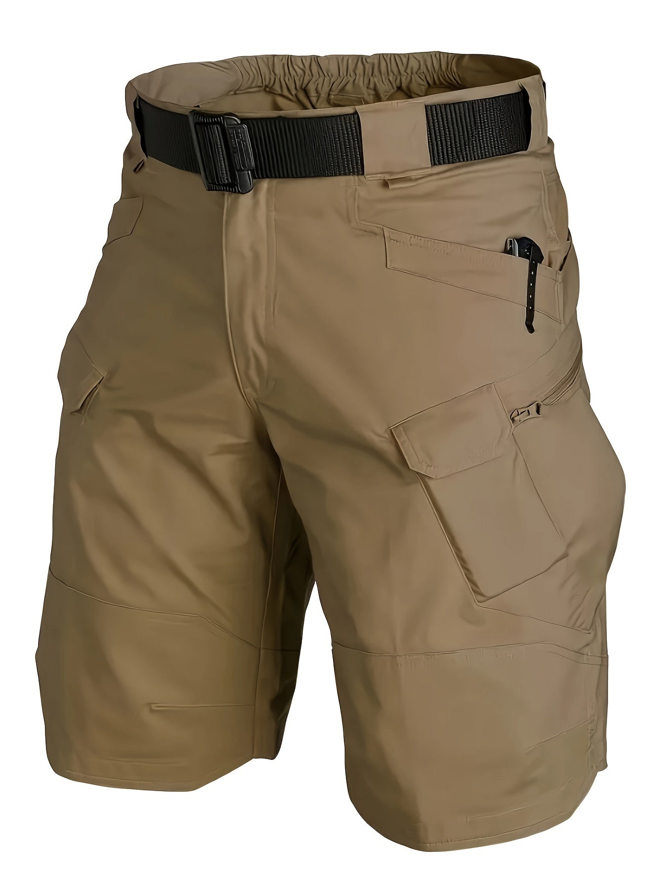 Mens Ultimate Adventure Cargo Shorts - Durable, Waterproof, Multi-Pocket Design for Hiking & Outdoor Exploration - Larger Sizes Available