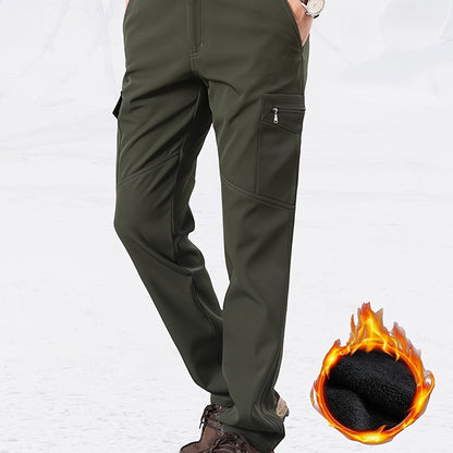 Mens Lightweight Summer Trousers - Ventilated & Breathable with Practical Multi-Pocket Design - Perfect for Outdoor Leisure, Travel, and Everyday Style