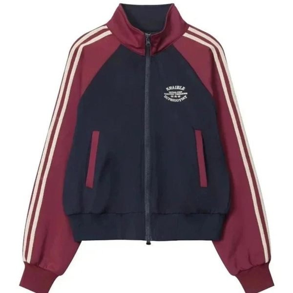 Fall Cropped Y2K Vintage Zip Jacket
