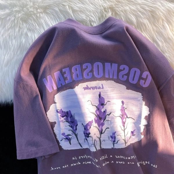 Graffiti Purple Lavender T-shirt